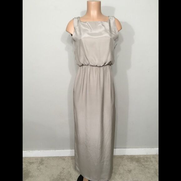 Natalie Deayala drape back silk column dress. NWT - Picture 8 of 12